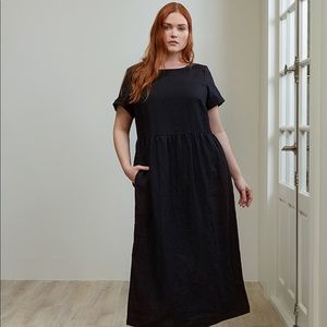 Pyne & Smith Model No.17 full length linen dress